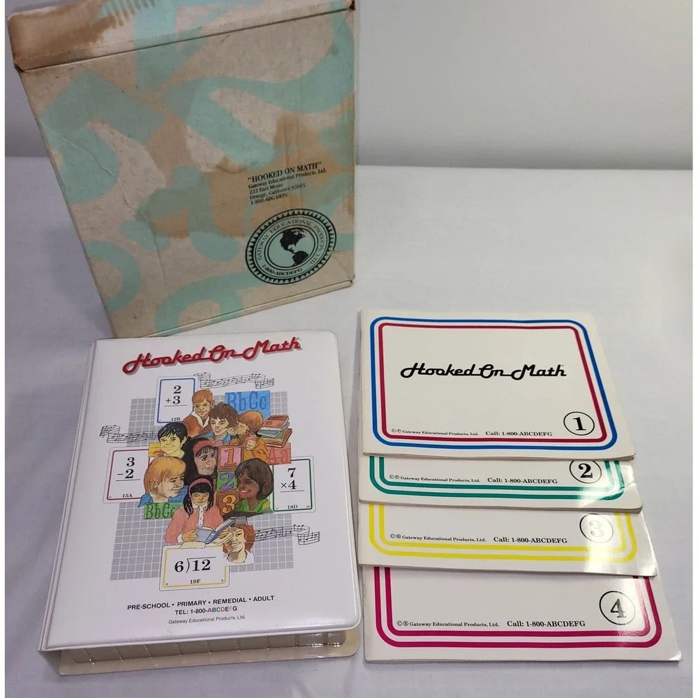 Hooked On Math Educational Learning System Flashcards Workbooks Homeschooling